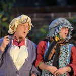 Rob Witcomb and Matt Pinches as Bargewoman and Toad"