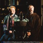 Ricky Oakley and Noel White as Romeo and Friar Lawrence"