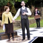 Ellie Beaven and James Sobol Kelly as Jessica and Shylock in The Merchant of Venice