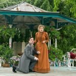 Richard Delaney as Jack Worthing and Gwendolen Fairfax in The Importance of Being Earnest"