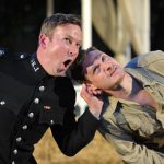 Andy Cryer and Rhys King as Dogberry and Borachio