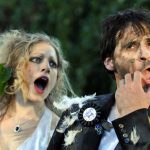 Sarah Gobran and Tom Peters in The Taming of the Shrew